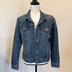 GAP Vintage 2003 Stretch Classic Blue Denim Jacket Size Large
